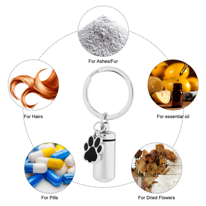 Móc Khóa In Chữ Keepake Cremation For Ashes Dog Cremation