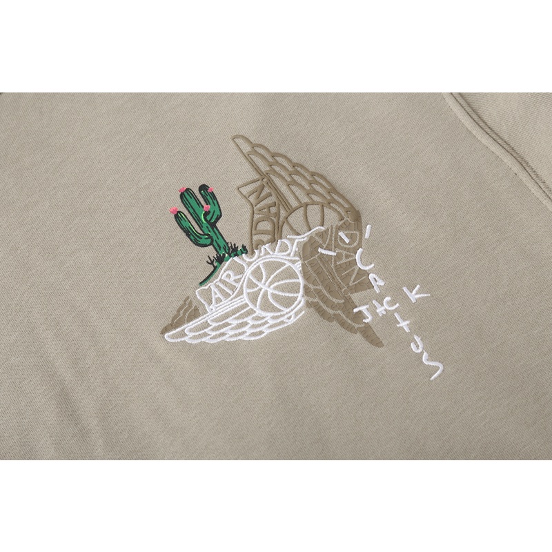 Áo hoodie Tay Dài In Chữ Travis Scott Chất Liệu cotton Lông Cừu