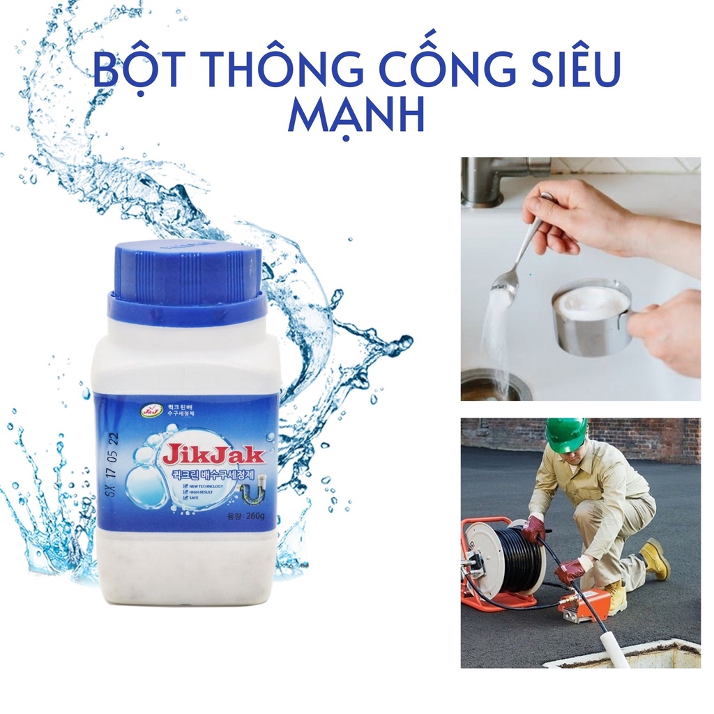  Bột thông cống Việt Nam Zikzak 