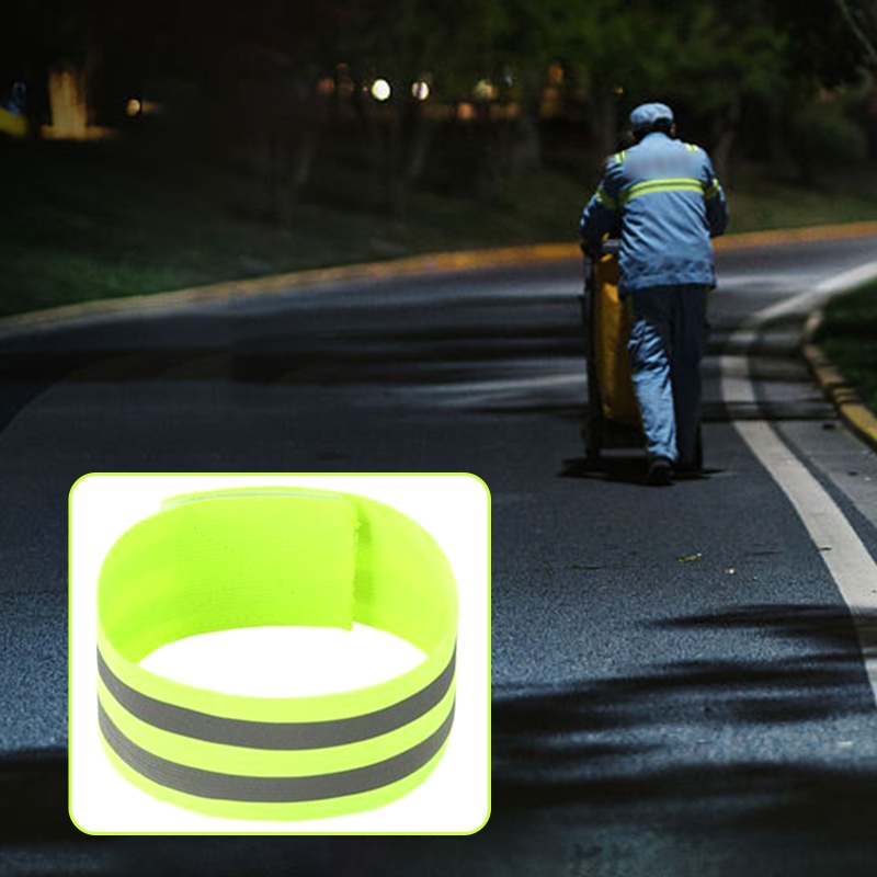 Bộ 2 Đai Phản Quang Đeo Cánh Tay Cho Người Chạy Bộ Runners