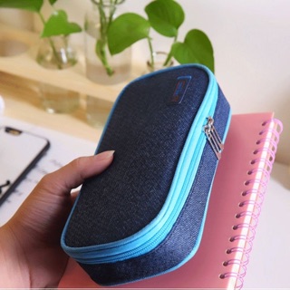 Bóp hộp vải jean