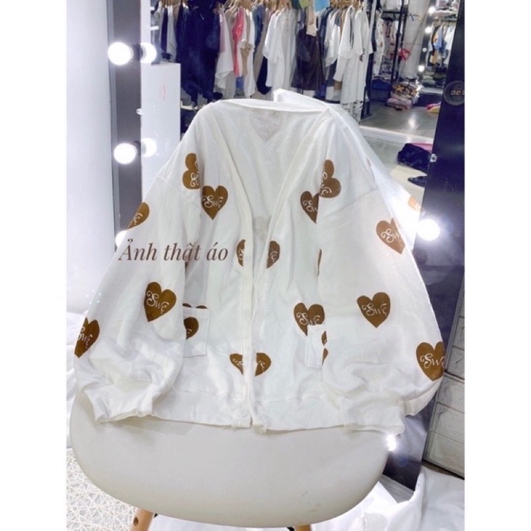 (Quà là móc dán treo tường) Áo Cardigan Hình Trái Tim Phong Cách  SWE Chất Liệu Nỉ Cotton - HÀNG MỚI VỀ | BigBuy360 - bigbuy360.vn