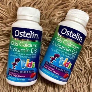 Canxi Vitamin D3 Ostelin Kid 90 viên cho bé