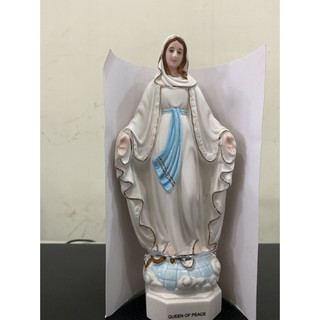 173. Đức Mẹ Ban ơn gốm sứ 18cm