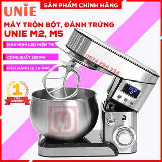 MÁY TRỘN BỘT, ĐÁNH TRỨNG CAO CẤP UNIE M2 / M5 , BẢN NÂNG CẤP,  HÀNG CHÍNH HÃNG, BẢO HÀNH 12 THÁNG.