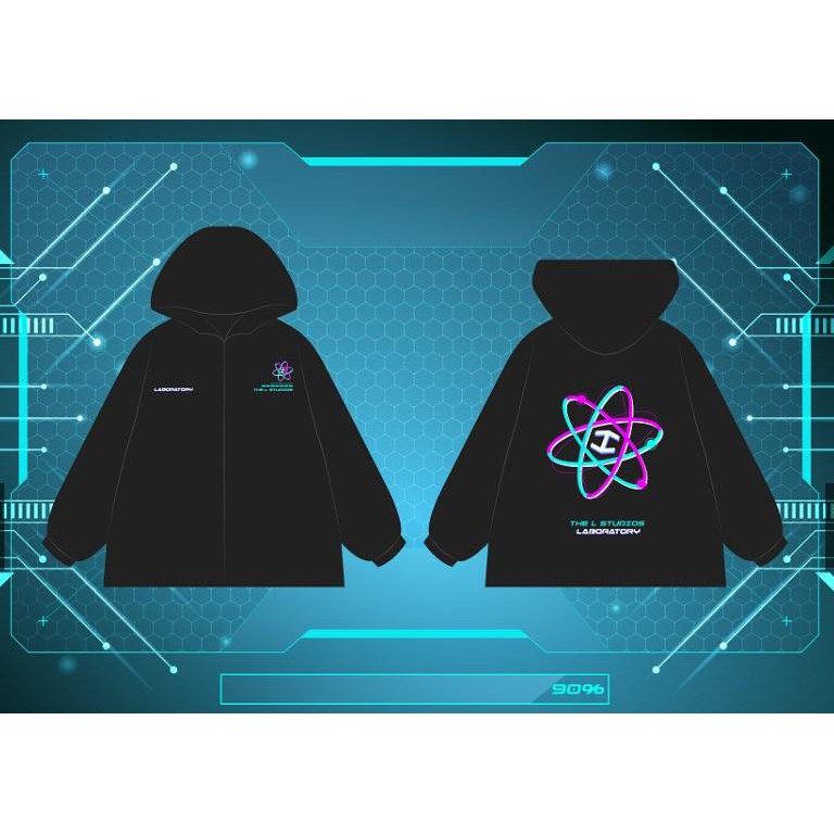 Áo Khoác Dù 2 Lớp Unisex Nam Nữ Couple THE L STUDIOS Phòng Thí Nghiệm Có Nón - Hany Shop