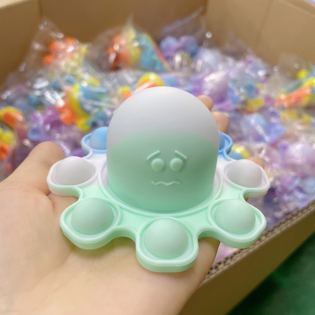 Đồ chơi bóng nhấn giảm căng thẳng hình bạch tuộc dễ thương cho bé