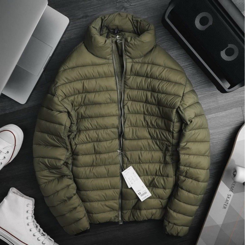 Áo phao nam siêu nhẹ, Áo khoác nam trần bông cao cấp AP