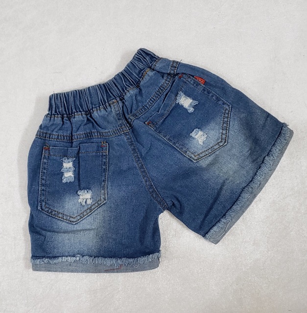 Quần Short Jeans bé trai bé gái 10kg -26kg Sale70