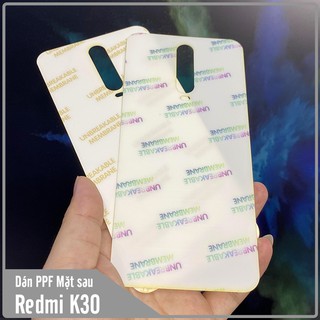 Miếng Dán PPF mặt sau cho Xiaomi Redmi K30 - Redmi K30 5G, Trong suốt / Ánh 7 màu