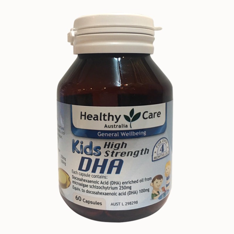 Viên uống bổ sung DHA cho trí não bé Healthy Care Kids High DHA