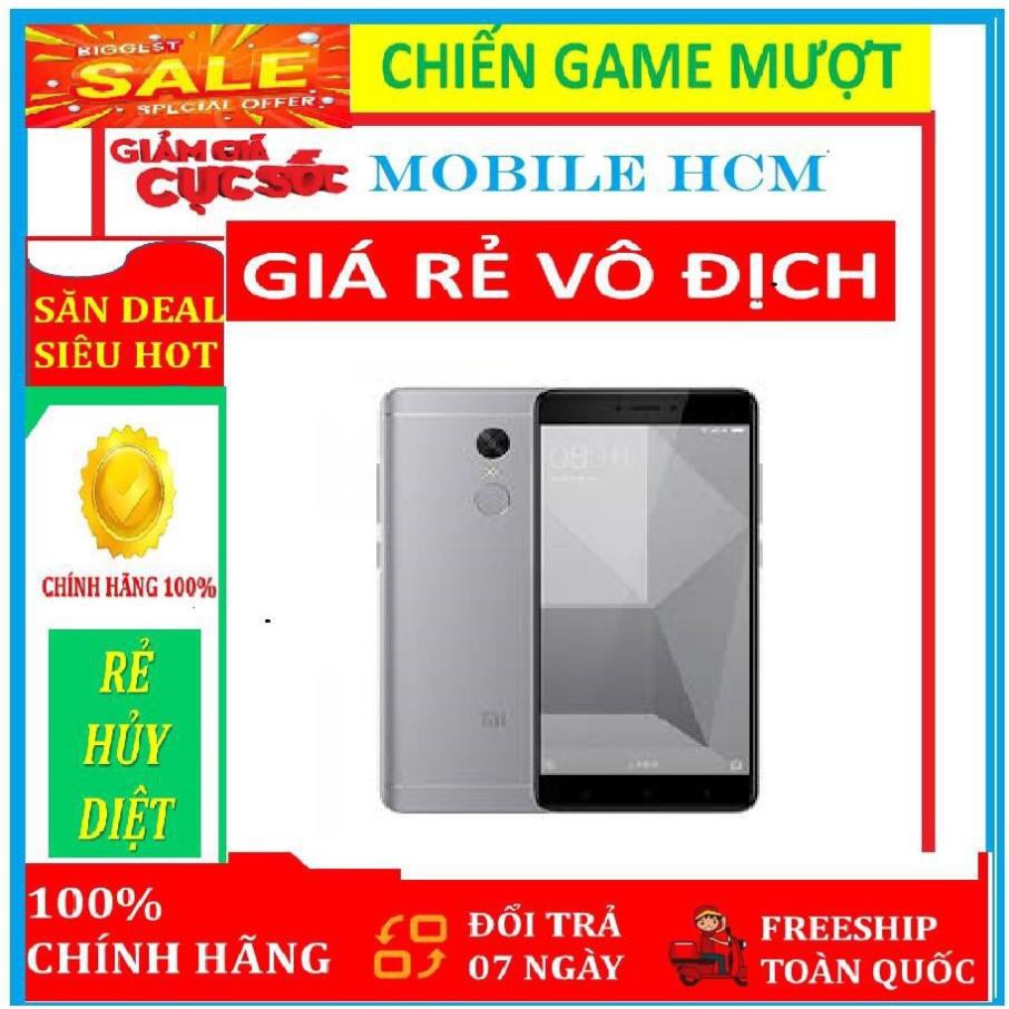 điện thoại Xiaomi Redmi Note 4X mới 2sim Ram 2G/16G, chơi game mượt, có Tiếng Việt sẵn