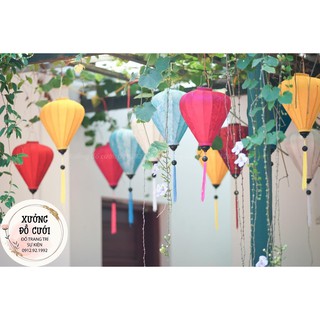 Đèn lồng hội an tròn - tỏi 30cm