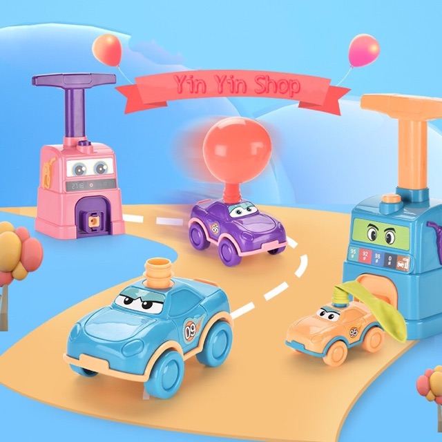 Xe bơm bong bóng cho bé