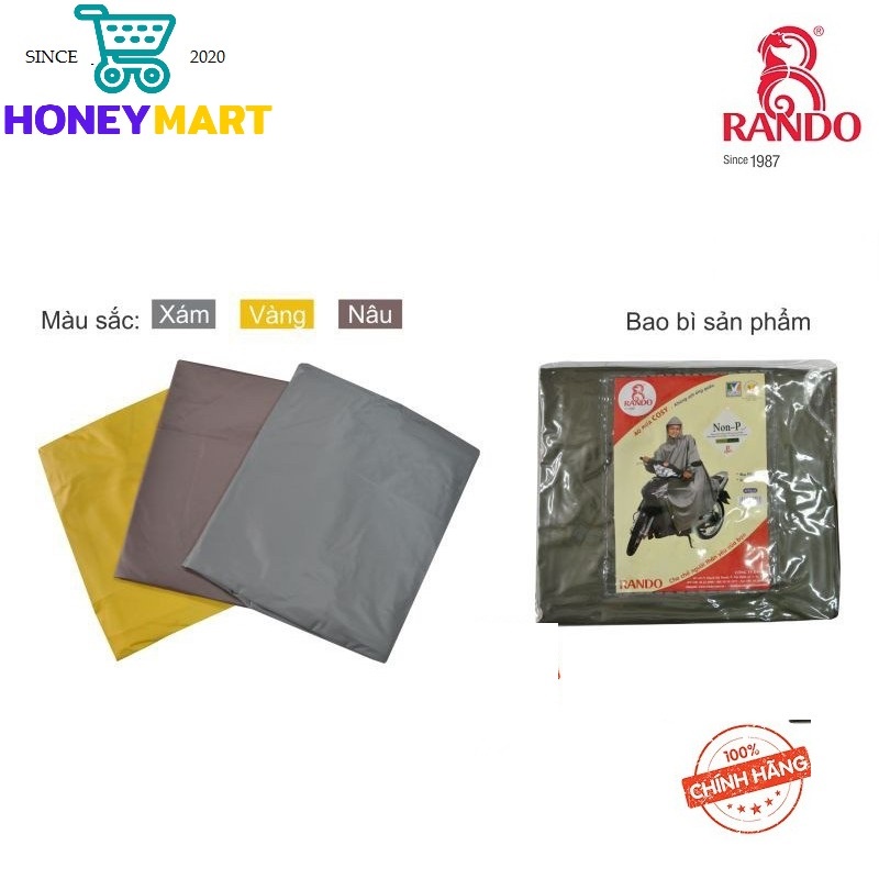 Áo Mưa Rando Poncho Cosy APPS-16 “không ướt ống quần” Honeymart
