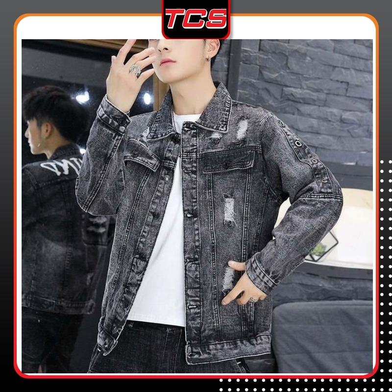 Áo khoác bò nam nữ , áo khoác jeans unisex vải không phai màu form đẹp phong cách Hàn Quốc cho học sinh sinh viên