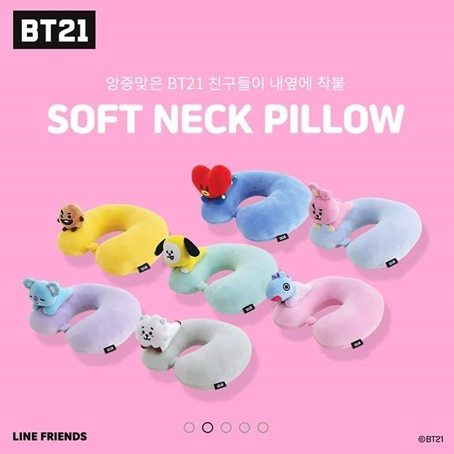 Gối cổ kèm bé trườn BT21