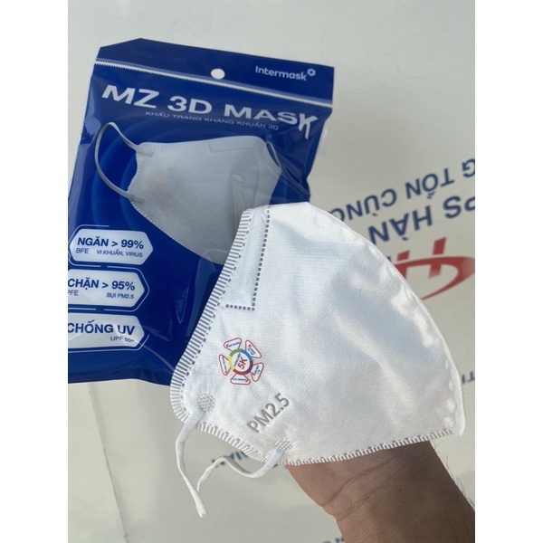 Hộp 20 cái khẩu trang y tế 6D MASK in logo 5k của bộ y tế siêu đẹp, siêu chất