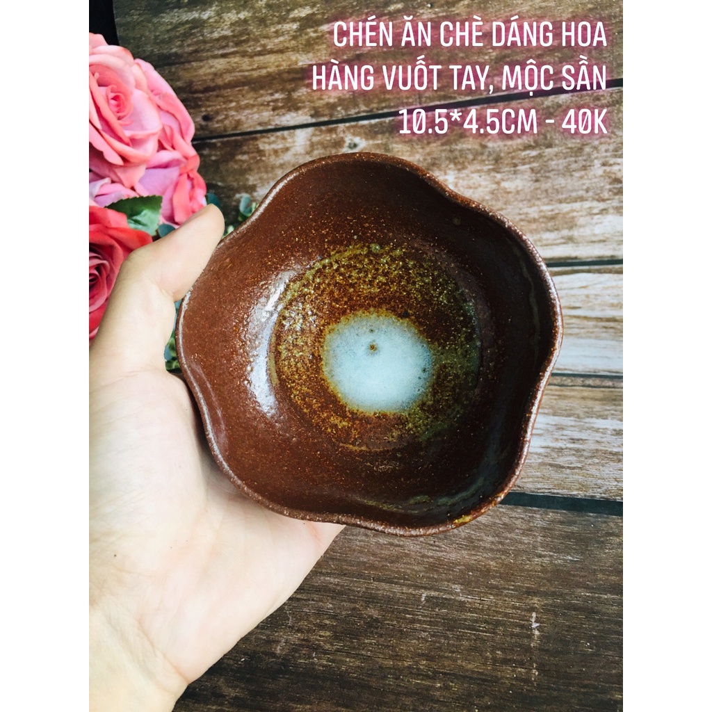GỐM NHẬT - CẶP CHÉN CHÈ MỘC MÀU ĐỎ