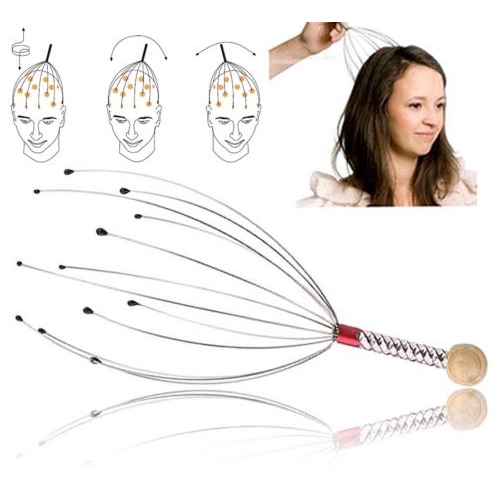 Dụng cụ mát xa đầu hỗ trợ thư giãn sâu tiện dụng