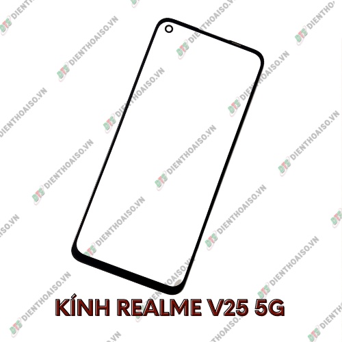 Kính realme v25 5g (kính ép)