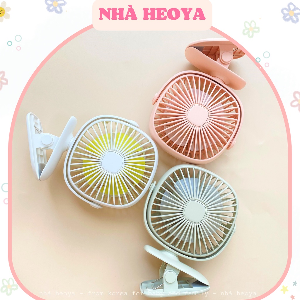QUẠT KẸP XE ĐẨY ĐÈN LED ANYCLEAR HÀN QUỐC