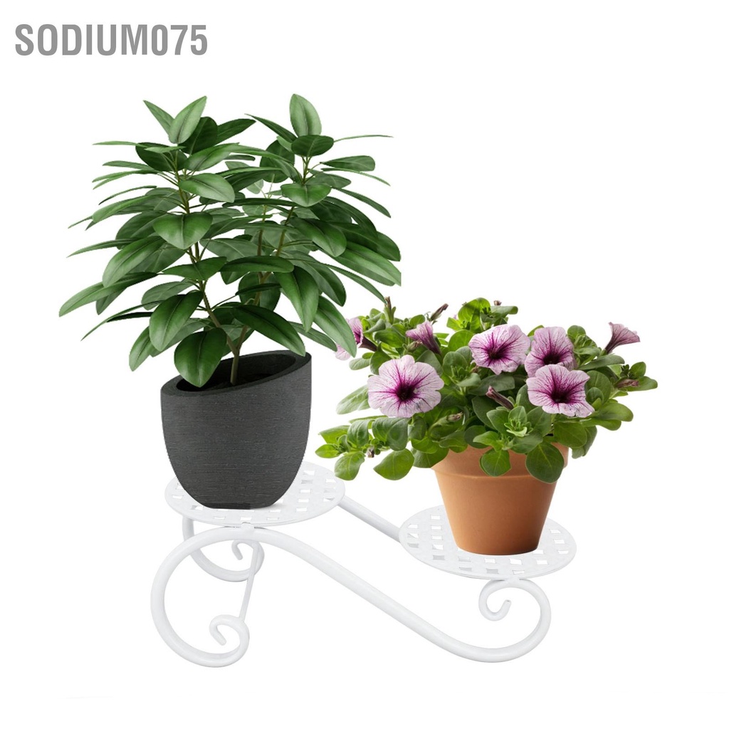 Sodium075 2 cây hoa sắt đứng đa chức năng Giá đỡ chậu mini cho sân vườn Phòng khách Góc Ban công và ngủ