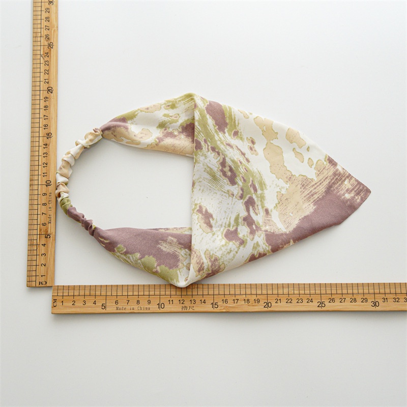 Khăn Turban Vải Nhuộm Màu Co Giãn Thời Trang Xuân Hè Mới Cho Nữ