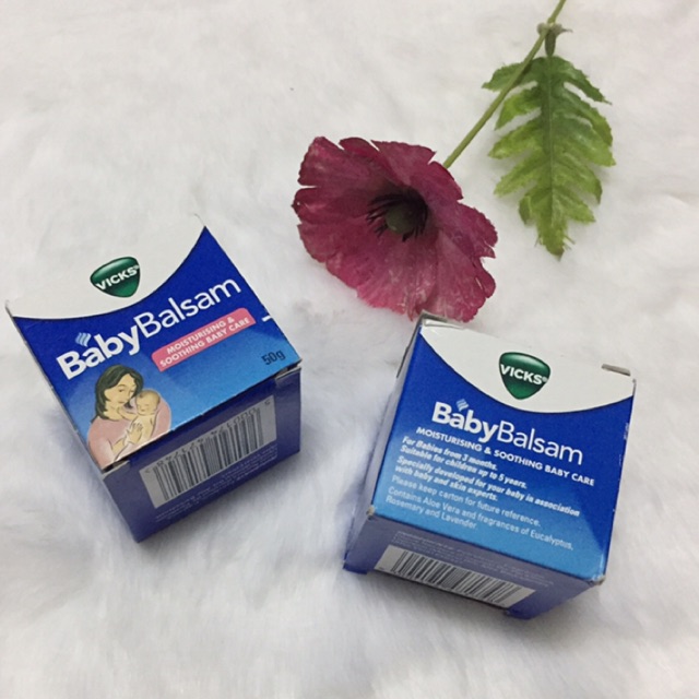 Dầu bôi ấm Vick Baby Balsam 50g - Úc