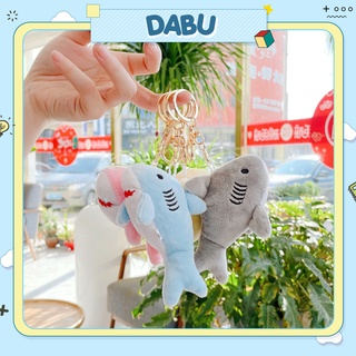 Móc khóa bông DABU hình cá mập 4 màu siêu dễ thương