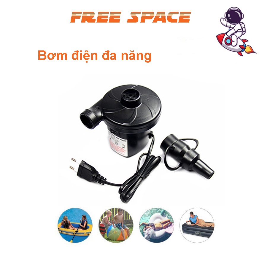 Bơm Điện Bơm Không Khí Cắm Điện Mạnh Mẽ Tiện Lợi