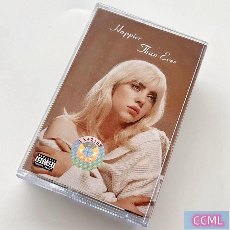 Băng Keo In Chữ Tiếng Anh billie eilish billie eilish Icesette 3 cassette Mới