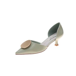 Giày da bóng đế 3cm (ảnh thật)