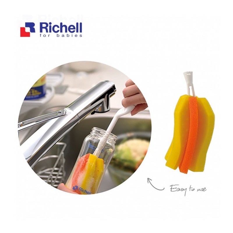 CHỔI CỌ BÌNH SỮA CÓ MÚT BẢO VỆ BÌNH RICHELL