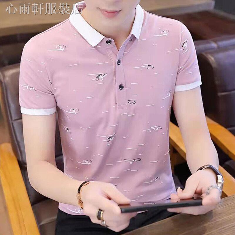 Áo Thun Nam Tay Ngắn Có Cổ