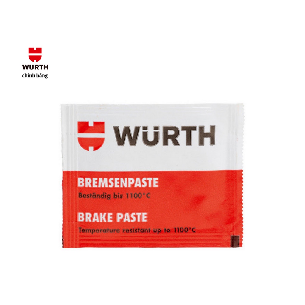 Mỡ Bò Tra Má Phanh Wurth Brake Paste Gói 5.5g