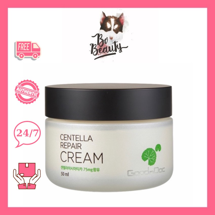 Kem Rau Má GoodnDoc Centella Repair Cream Dưỡng Ẩm Và Phục Hồi Da