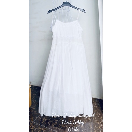 Đầm hai dây kiểu xinh