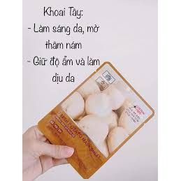 Mặt nạ dưỡng da cấp ẩm khoai tây 3W clinic 23ml