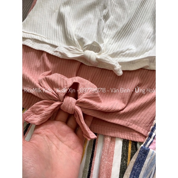 (XẢ LỖ) Bộ cộc hè thun lạnh quần ống xuông xuất dư xịn