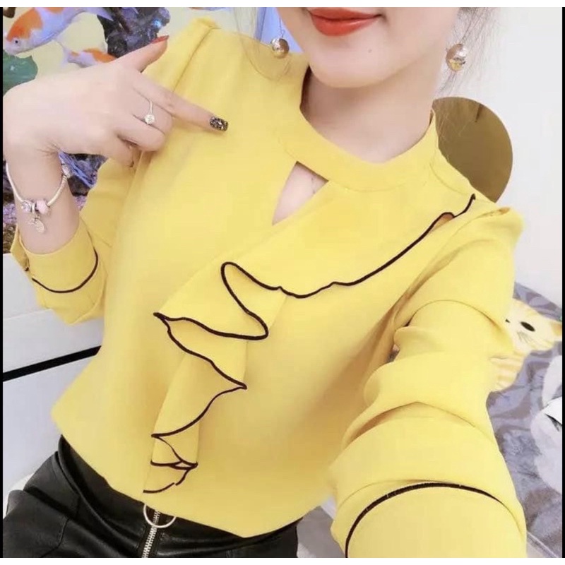 Áo kiểu voan lụa 2 lớp cao cấp
