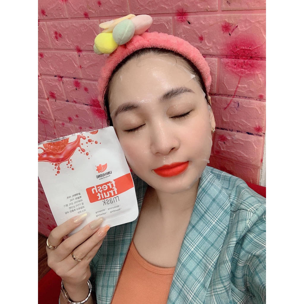 Mặt nạ hoa quả Fresh Fruit Mask Linh Hương dưỡng ẩm, sáng da, bổ sung Vitamin và khoáng chất cho da