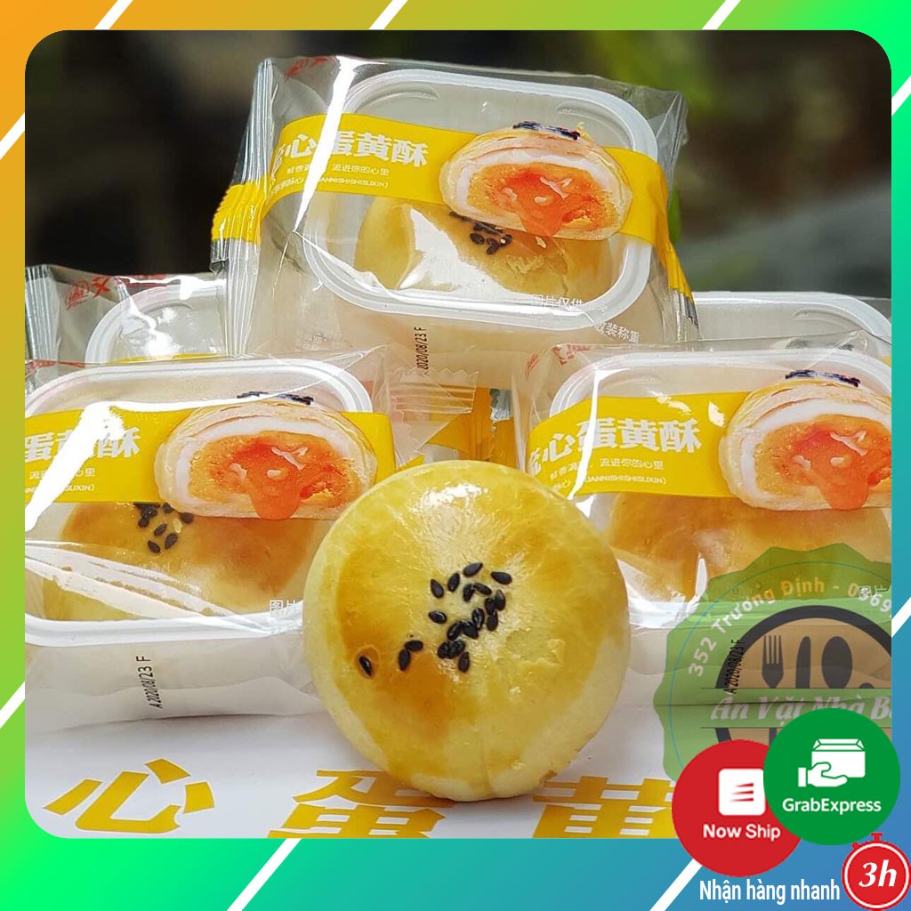FREESHIP❤️ Bánh Trứng Chảy Ngàn Lớp ❤️Date mới nhất [500 gr] [9 chiếc] Bánh trứng muối tan chảy