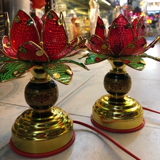 Đèn thờ hoa sen 19cm