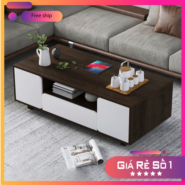 💥GIÁ RẺ💥 Bàn sofa gỗ có 2 màu dài 1m2, bàn trà gỗ BAT020