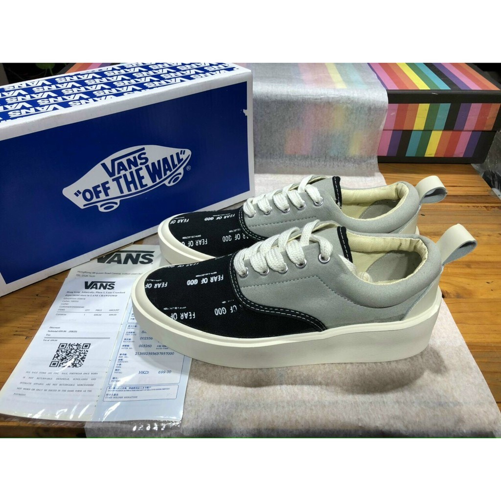 Giày thể thao (SALE BIG SALE) Giày thể thao nam nữ vans fear of god độn đế cao cấp Vip