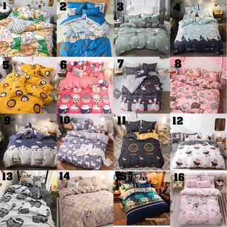 48 set chăn ga poly cotton con thú nhiều mẫu (chat chọn mẫu)