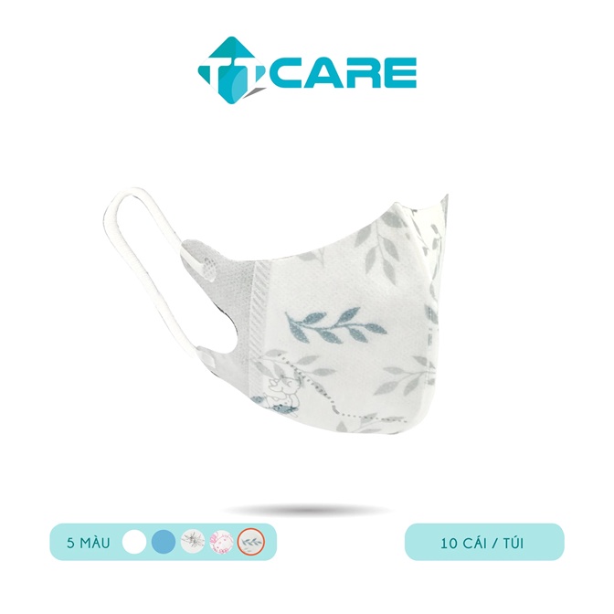 Khẩu trang trẻ em 5D TT Care  kháng khuẩn, ngăn ngừa bụi hiệu quả