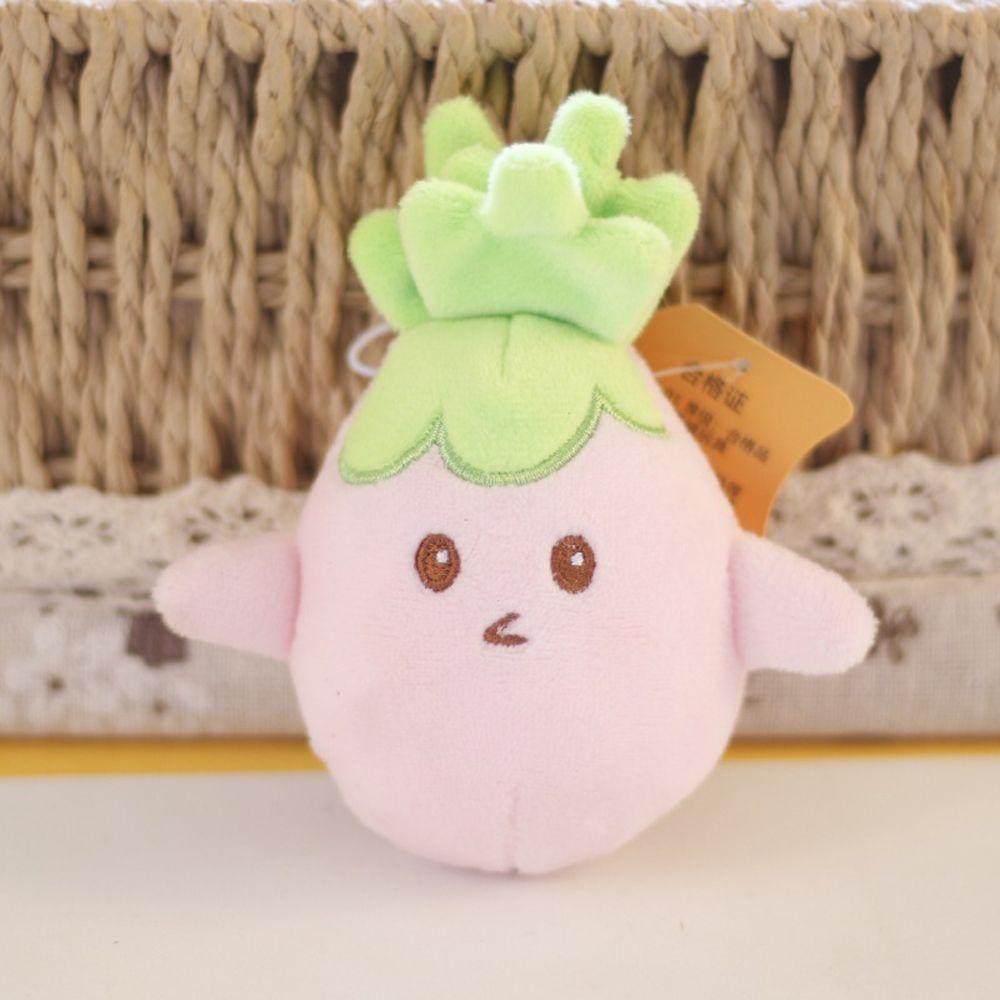 Móc Khóa Hình Củ Cải Dễ Thương Sáng Tạo