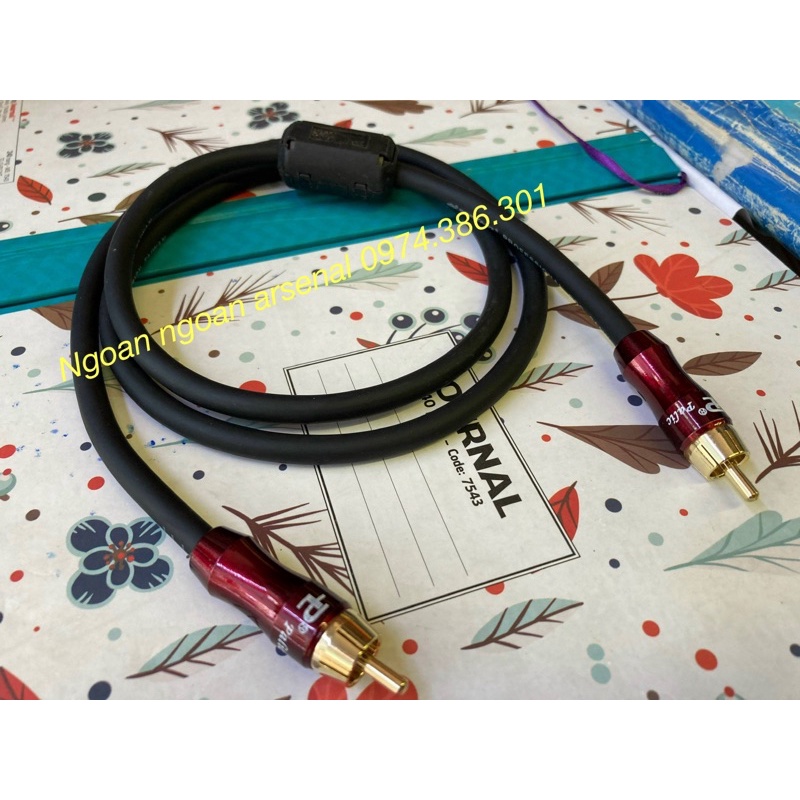 Dây âm thanh đồng trục chuẩn coaxial hàng đã hoàn thiện dây jack. Mã TH 132